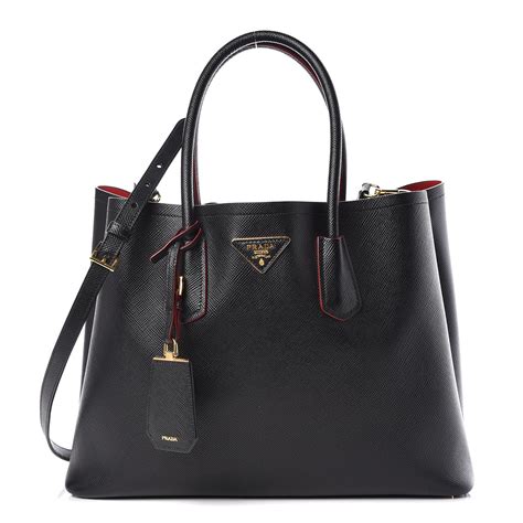 prada saffiano cuir large